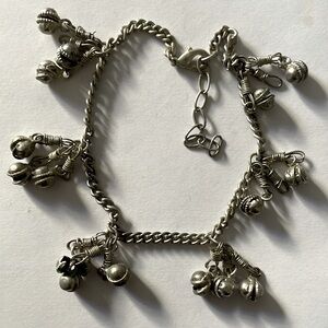 Vintage Belly Dancer Jingle Ankle Bracelet Anklet